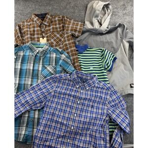 Boys Tops Lot 5 Hoodie Polo L 10/12 12-14 Abercrombie Ralph Lauren Southern Tide